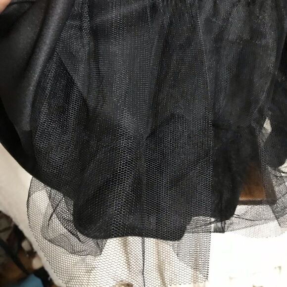 Torrid NWT Black Satin Skater Cocktail Dress Size 10 - Picture 10 of 15